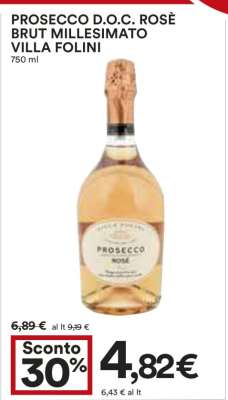 PROSECCO D.O.C. ROSÈ BRUT MILLESIMATO VILLA FOLINI