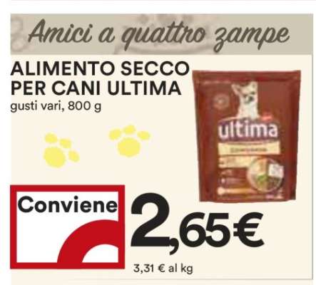 Alimento secco per cani Ultima