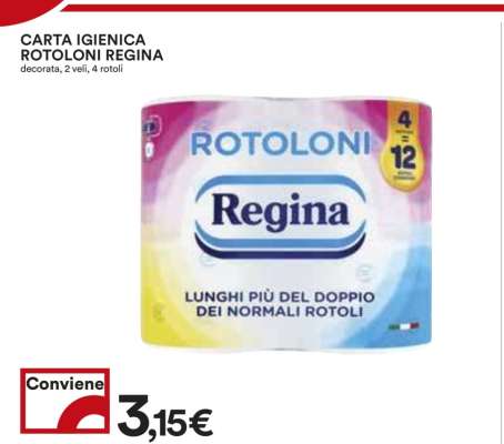Carta Igienica Rotoloni Regina
