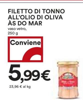 FILETTO DI TONNO ALL’OLIO DI OLIVA ÀS DO MAR