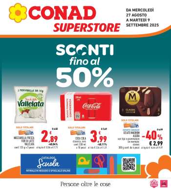 Volantino Conad - 27/8/2025 - 9/9/2025.
