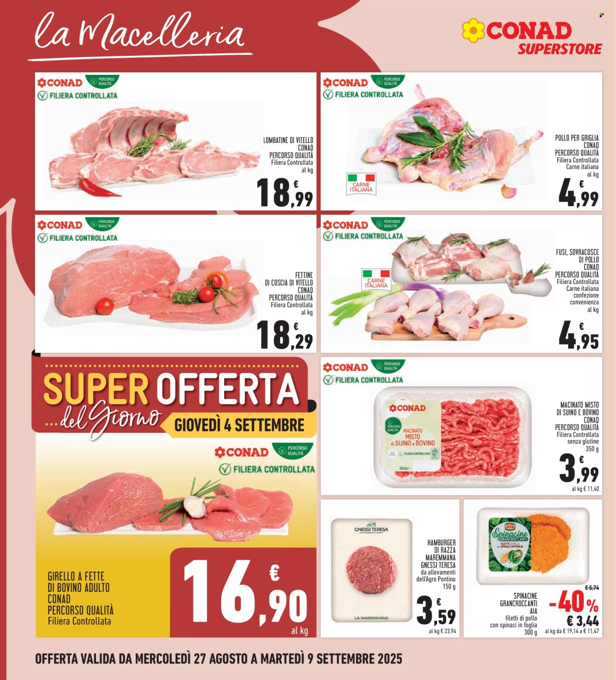 Volantino Conad - 27/8/2025 - 9/9/2025. Pagina 6