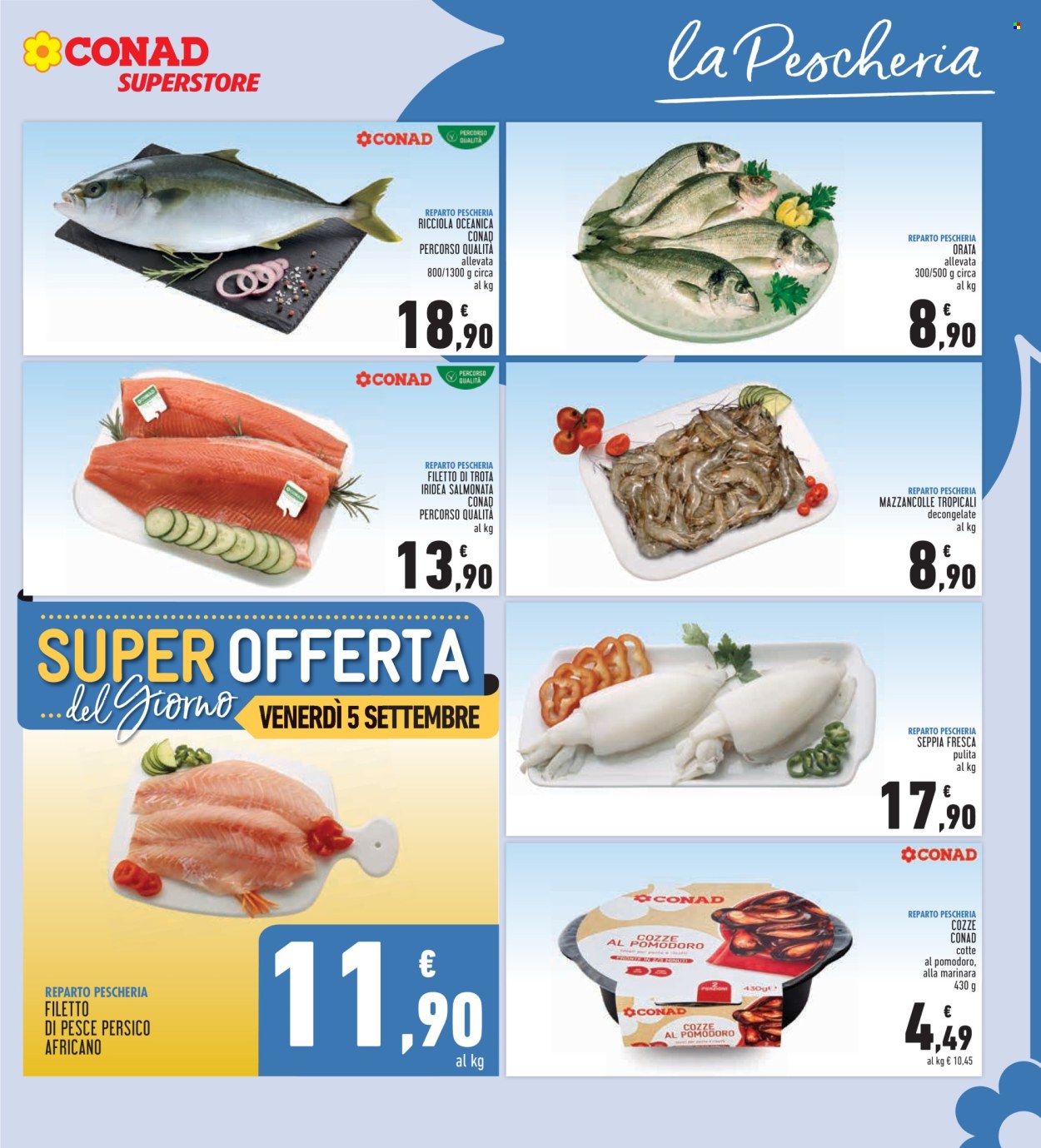 Volantino Conad - 27/8/2025 - 9/9/2025. Pagina 7