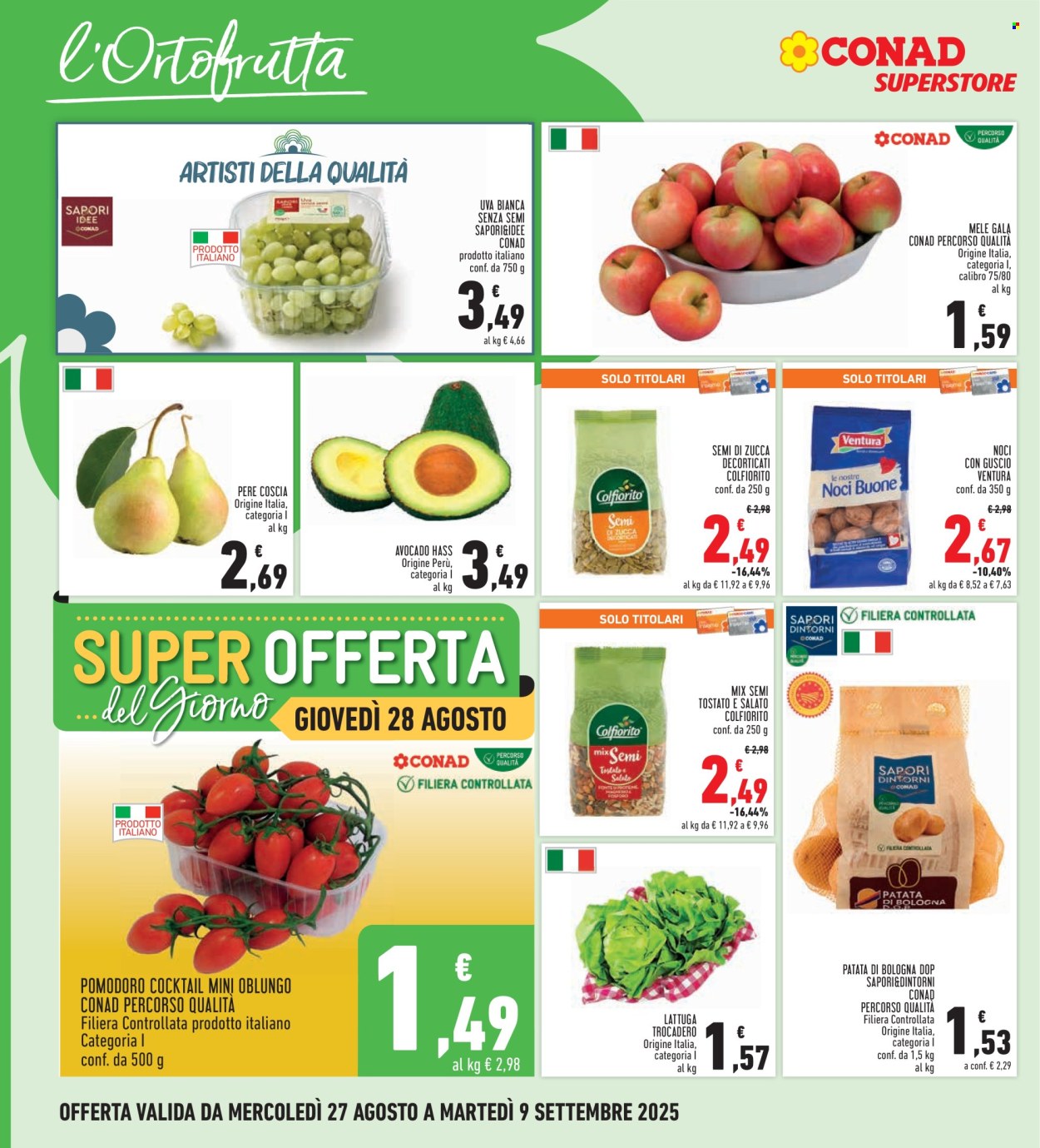 Volantino Conad - 27/8/2025 - 9/9/2025. Pagina 8