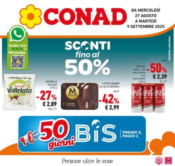 Volantino Conad - 27/8/2025 - 9/9/2025.