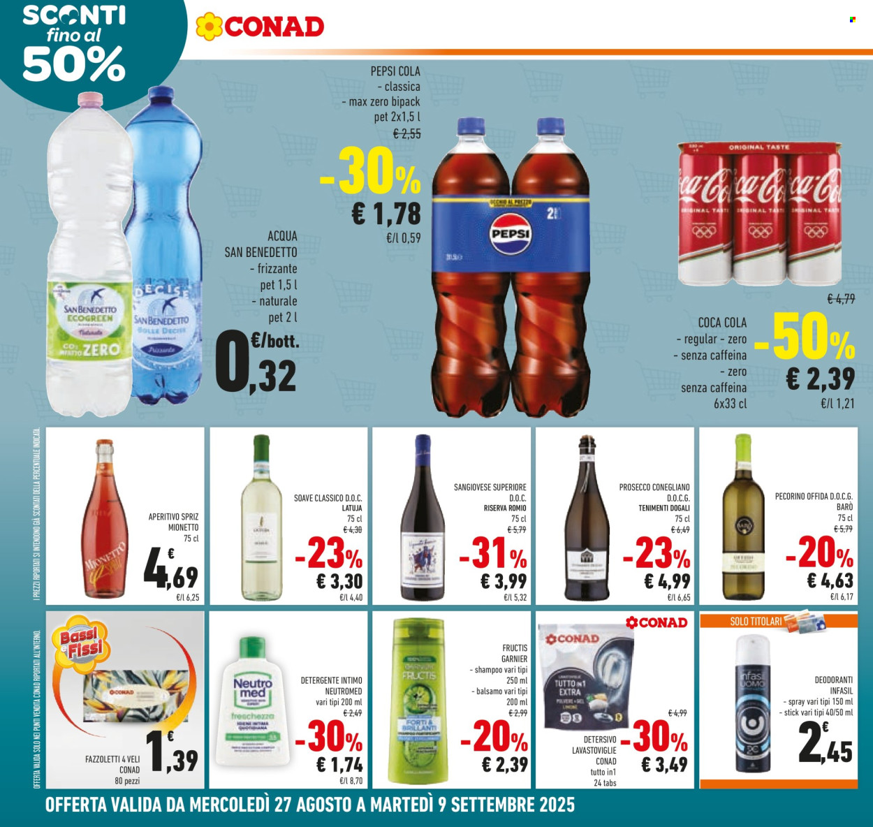 Volantino Conad - 27/8/2025 - 9/9/2025. Pagina 18
