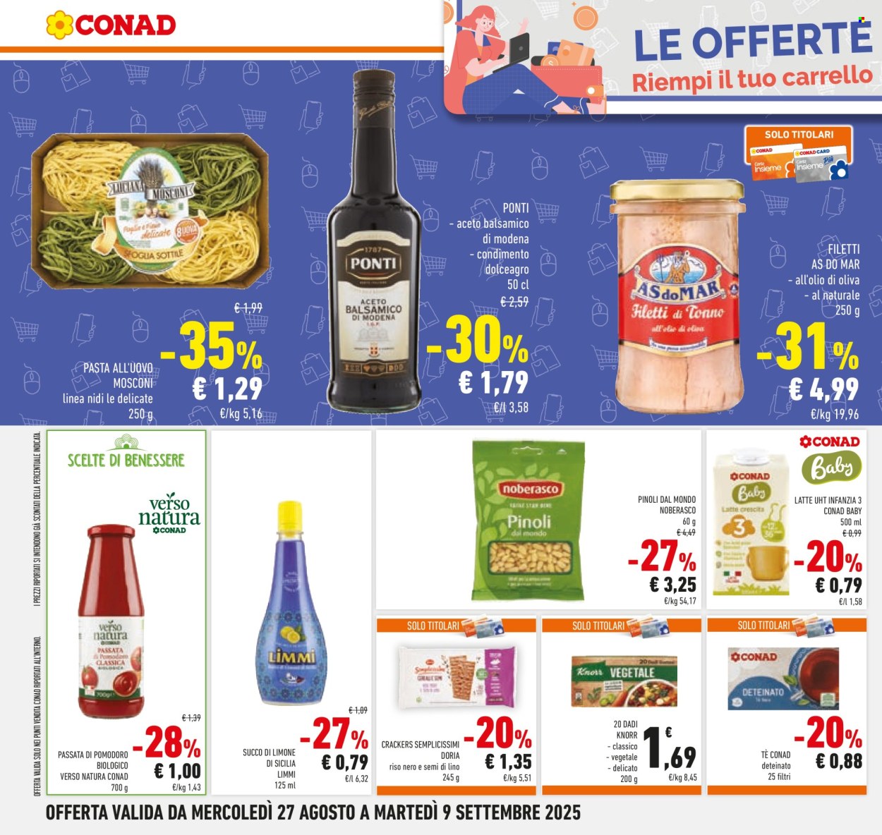 Volantino Conad - 27/8/2025 - 9/9/2025. Pagina 24