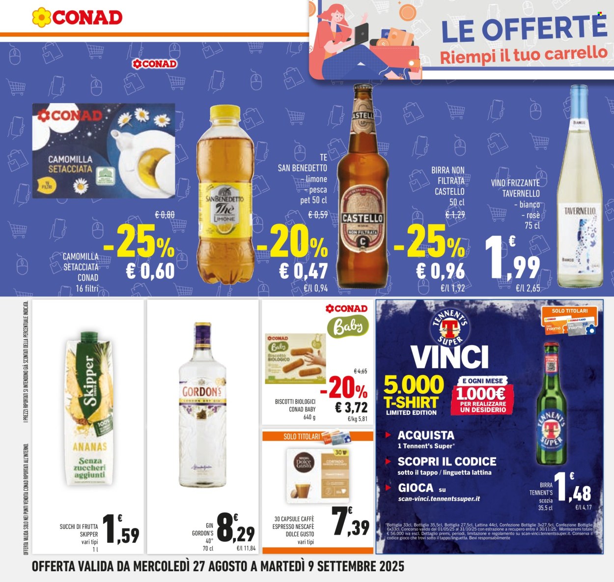 Volantino Conad - 27/8/2025 - 9/9/2025. Pagina 26