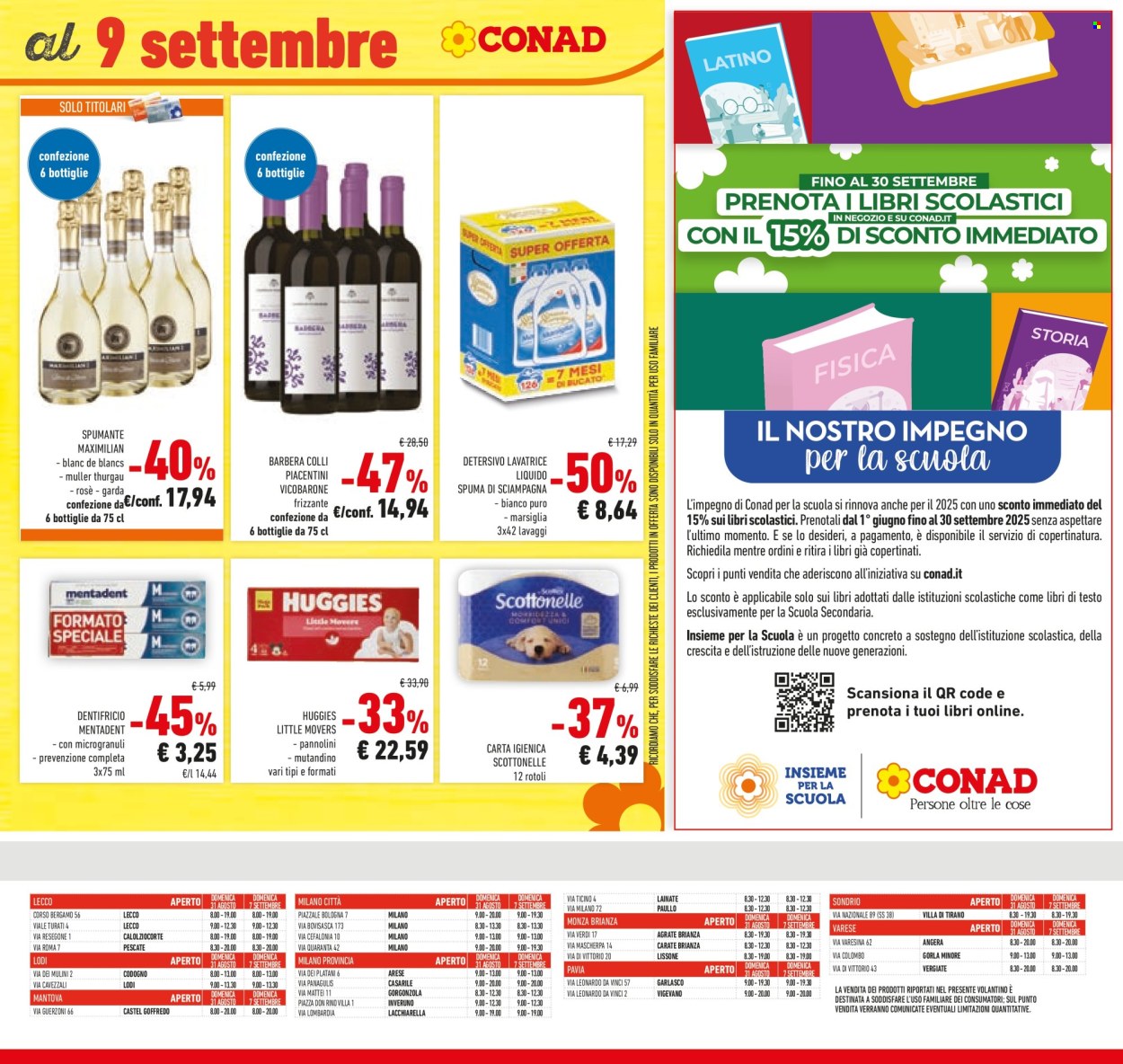 Volantino Conad - 27/8/2025 - 9/9/2025. Pagina 37