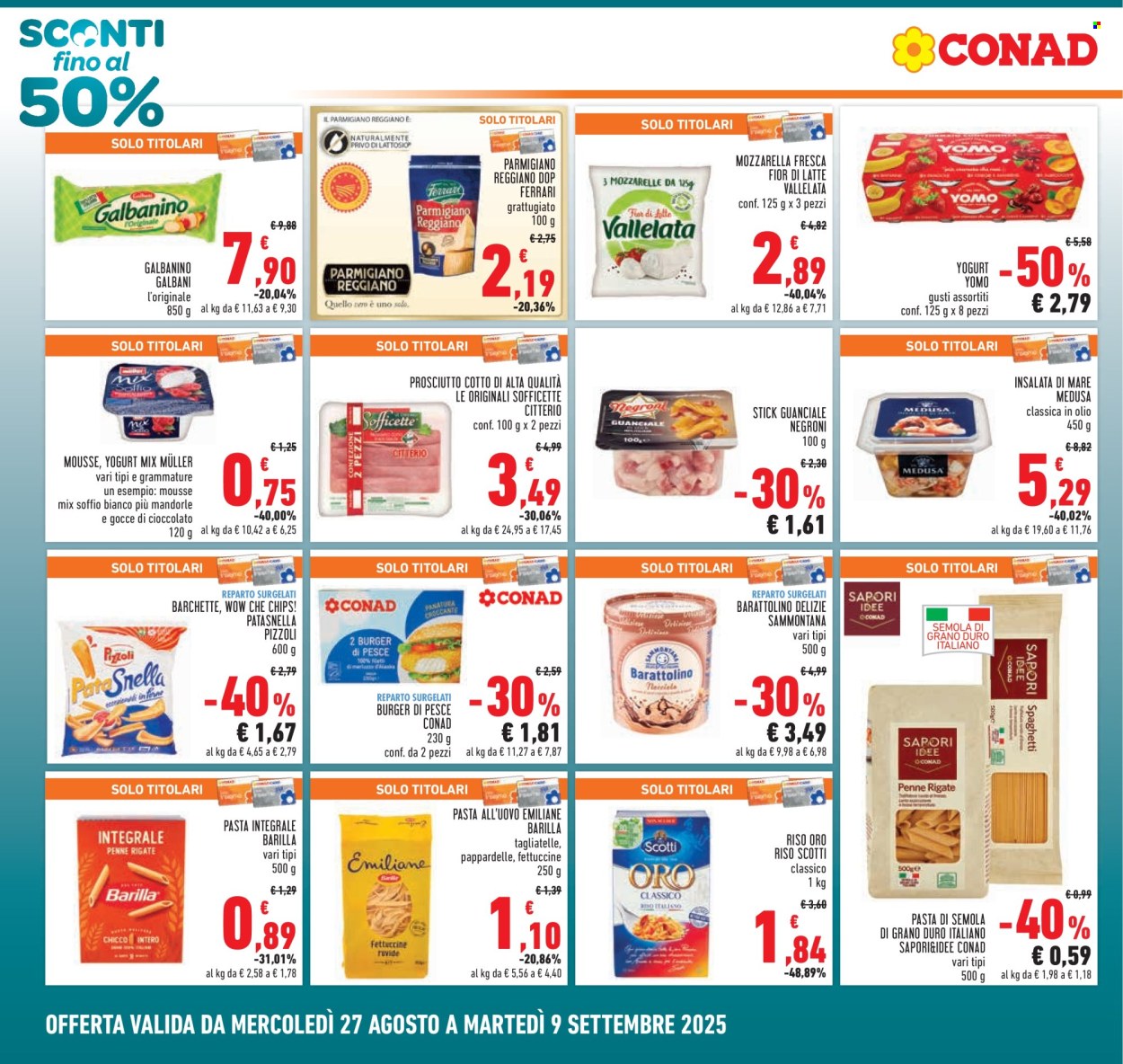 Volantino Conad - 27/8/2025 - 9/9/2025. Pagina 2