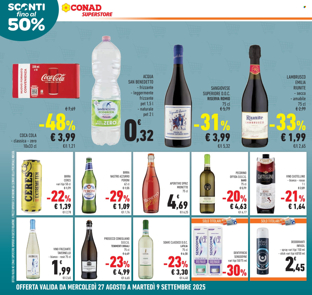 Volantino Conad Superstore - 27/8/2025 - 9/9/2025. Pagina 24