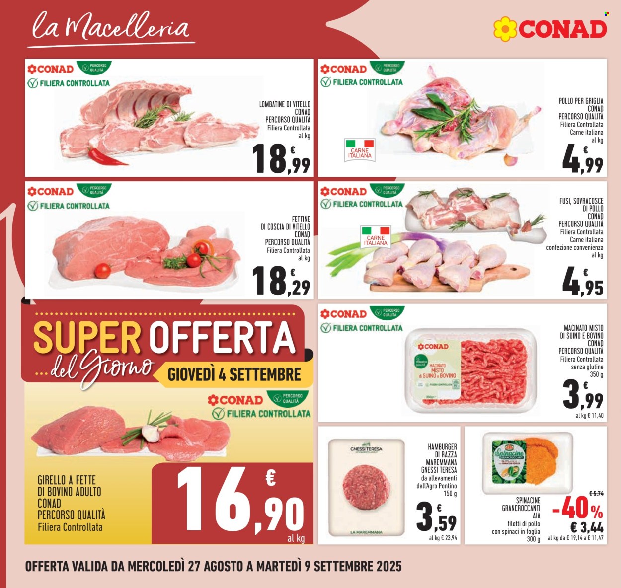 Volantino Conad - 27/8/2025 - 9/9/2025. Pagina 6