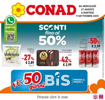 Volantino Conad - 27/8/2025 - 9/9/2025.