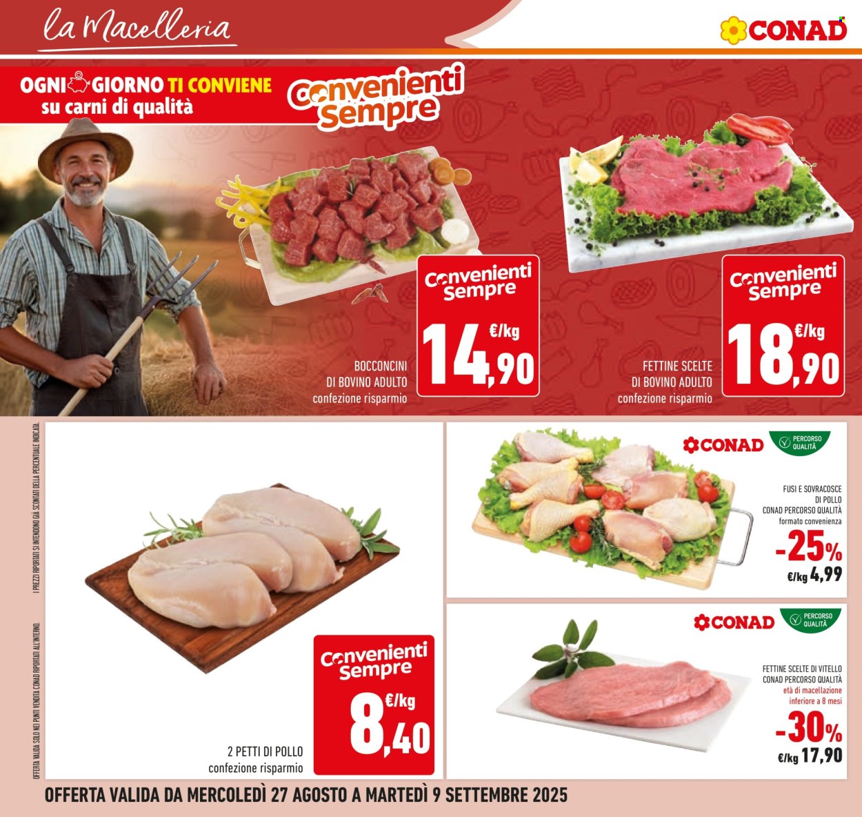 Volantino Conad - 27/8/2025 - 9/9/2025. Pagina 8