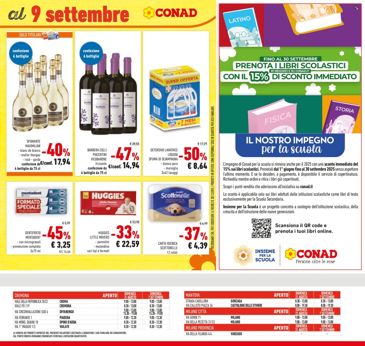 Volantino Conad - 27/8/2025 - 9/9/2025. Pagina 37