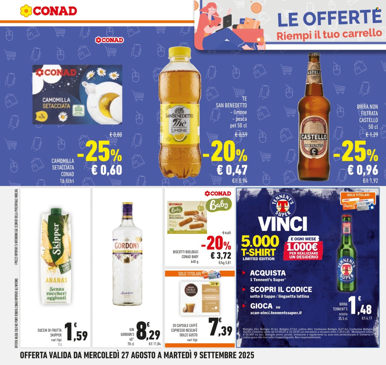 Volantino Conad - 27/8/2025 - 9/9/2025. Pagina 18