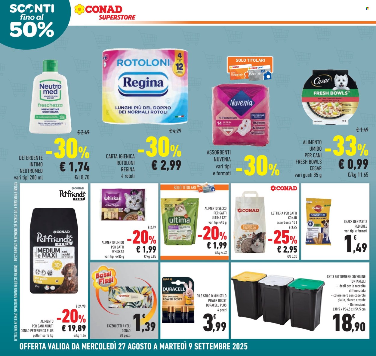 Volantino Conad Superstore - 27/8/2025 - 9/9/2025. Pagina 16
