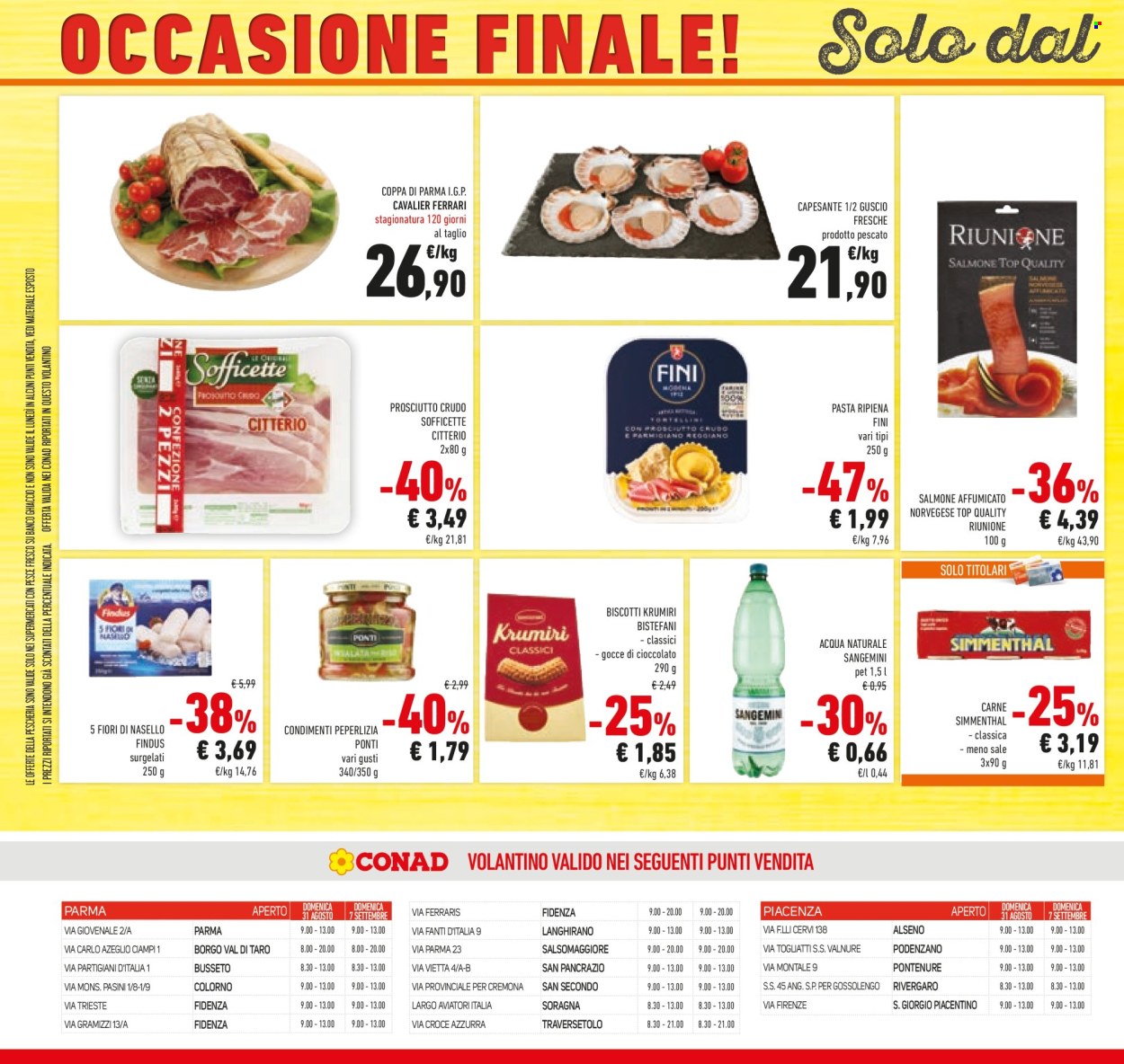 Volantino Conad - 27/8/2025 - 9/9/2025. Pagina 34