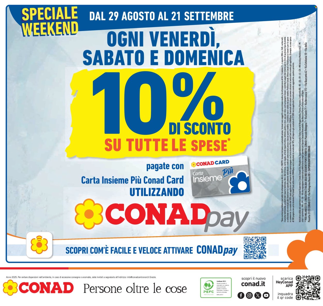 Volantino Conad Superstore - 27/8/2025 - 9/9/2025. Pagina 40