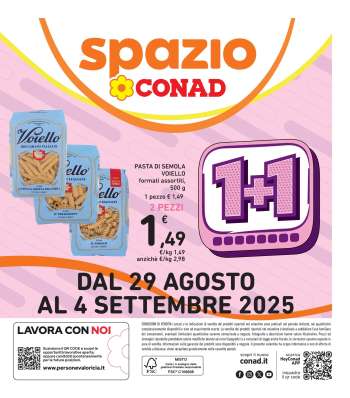 Volantino Spazio Conad - 29/8/2025 - 4/9/2025.