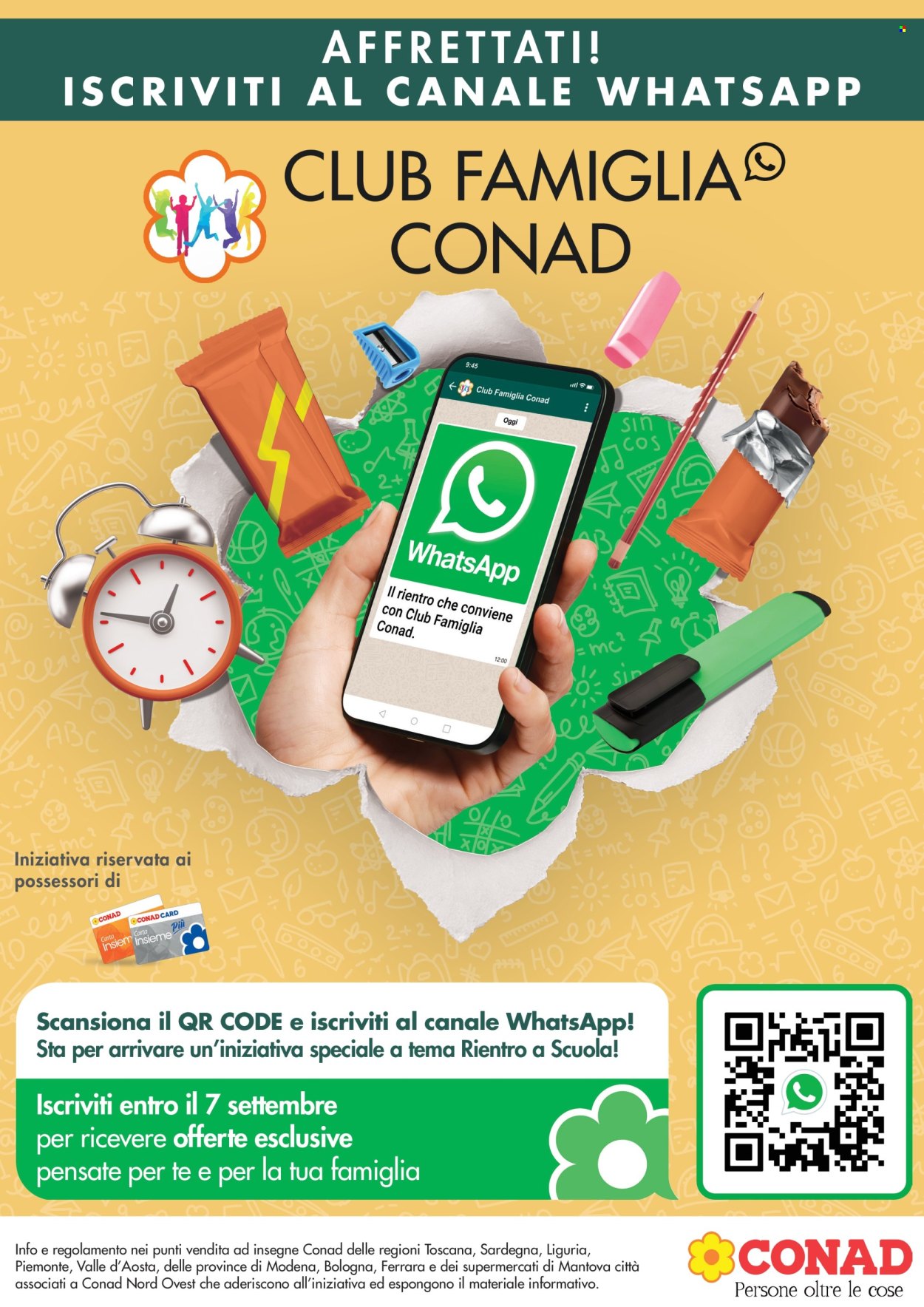 Volantino Conad - 22/8/2025 - 7/9/2025. Pagina 1