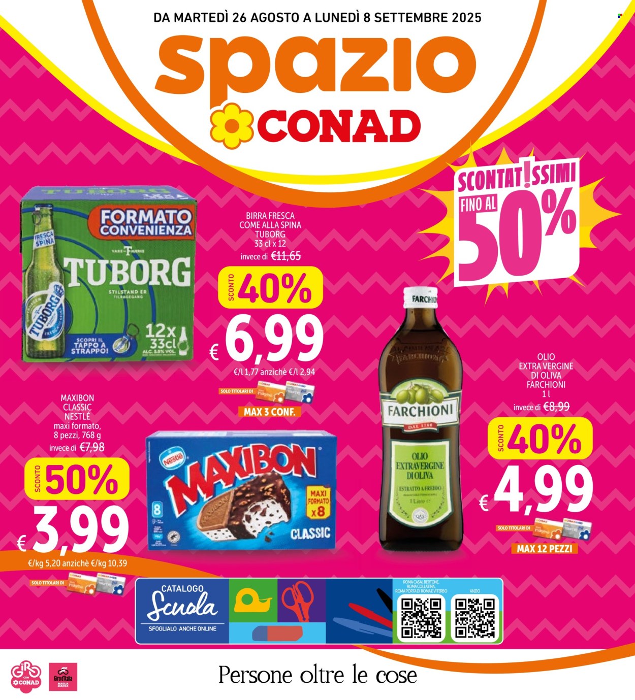 Volantino Spazio Conad - 26/8/2025 - 8/9/2025. Pagina 1