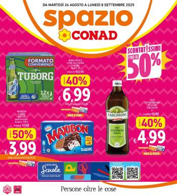 Volantino Spazio Conad - 26/8/2025 - 8/9/2025.