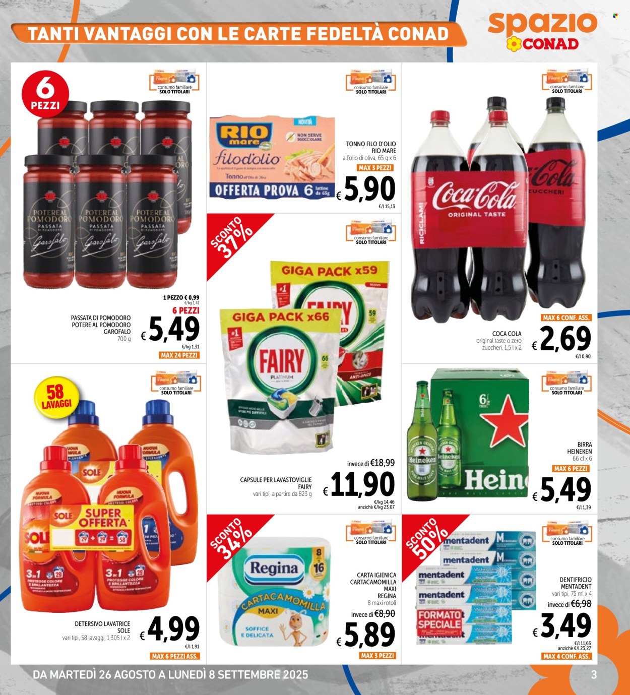 Volantino Spazio Conad - 26/8/2025 - 8/9/2025. Pagina 3