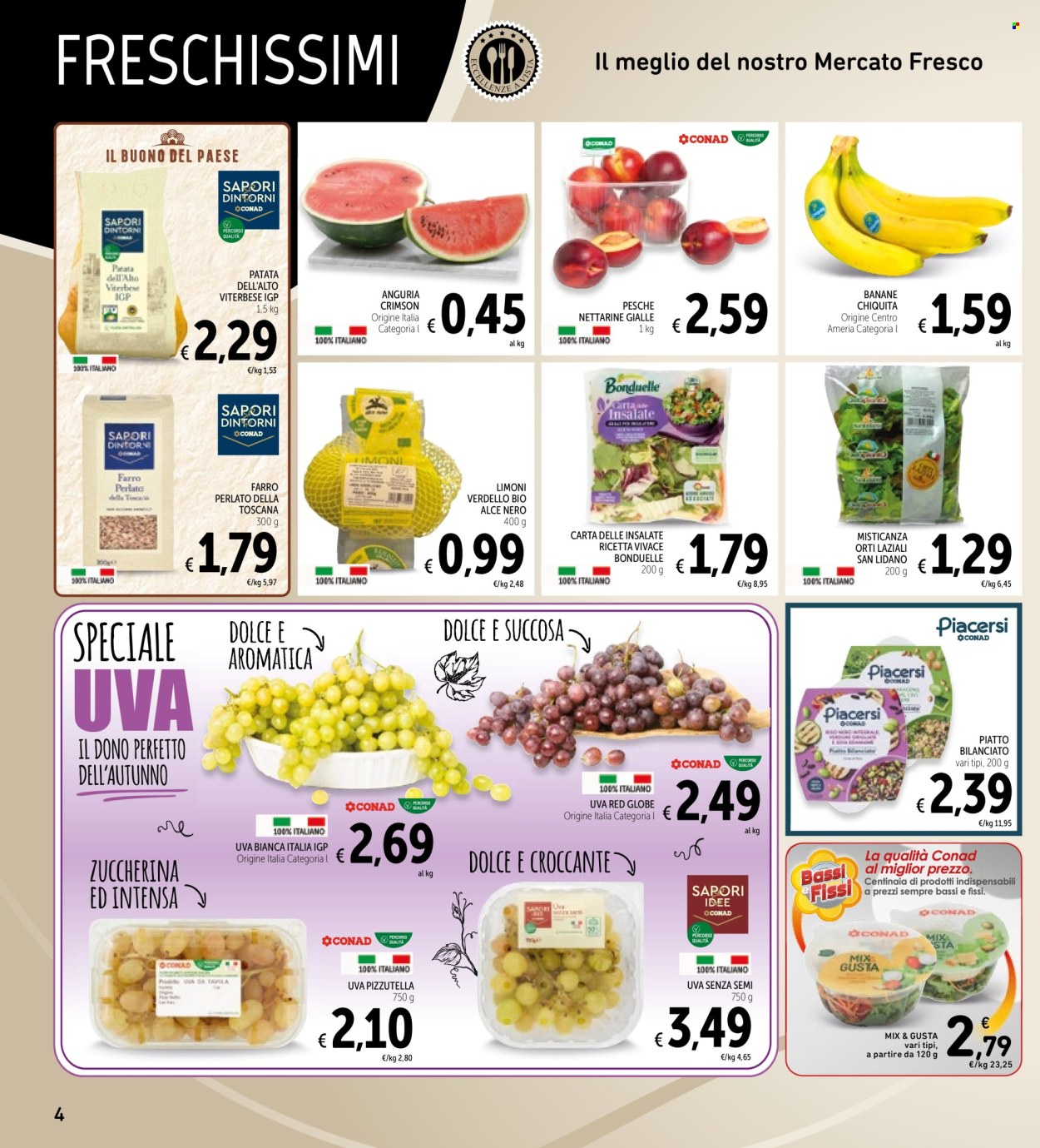 Volantino Spazio Conad - 26/8/2025 - 8/9/2025. Pagina 4