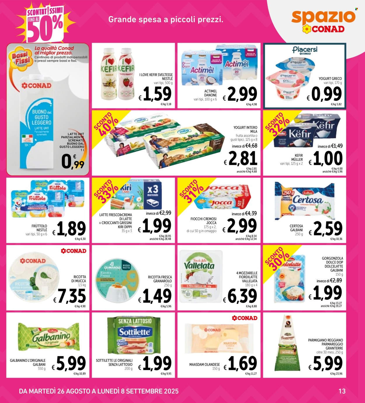 Volantino Spazio Conad - 26/8/2025 - 8/9/2025. Pagina 13
