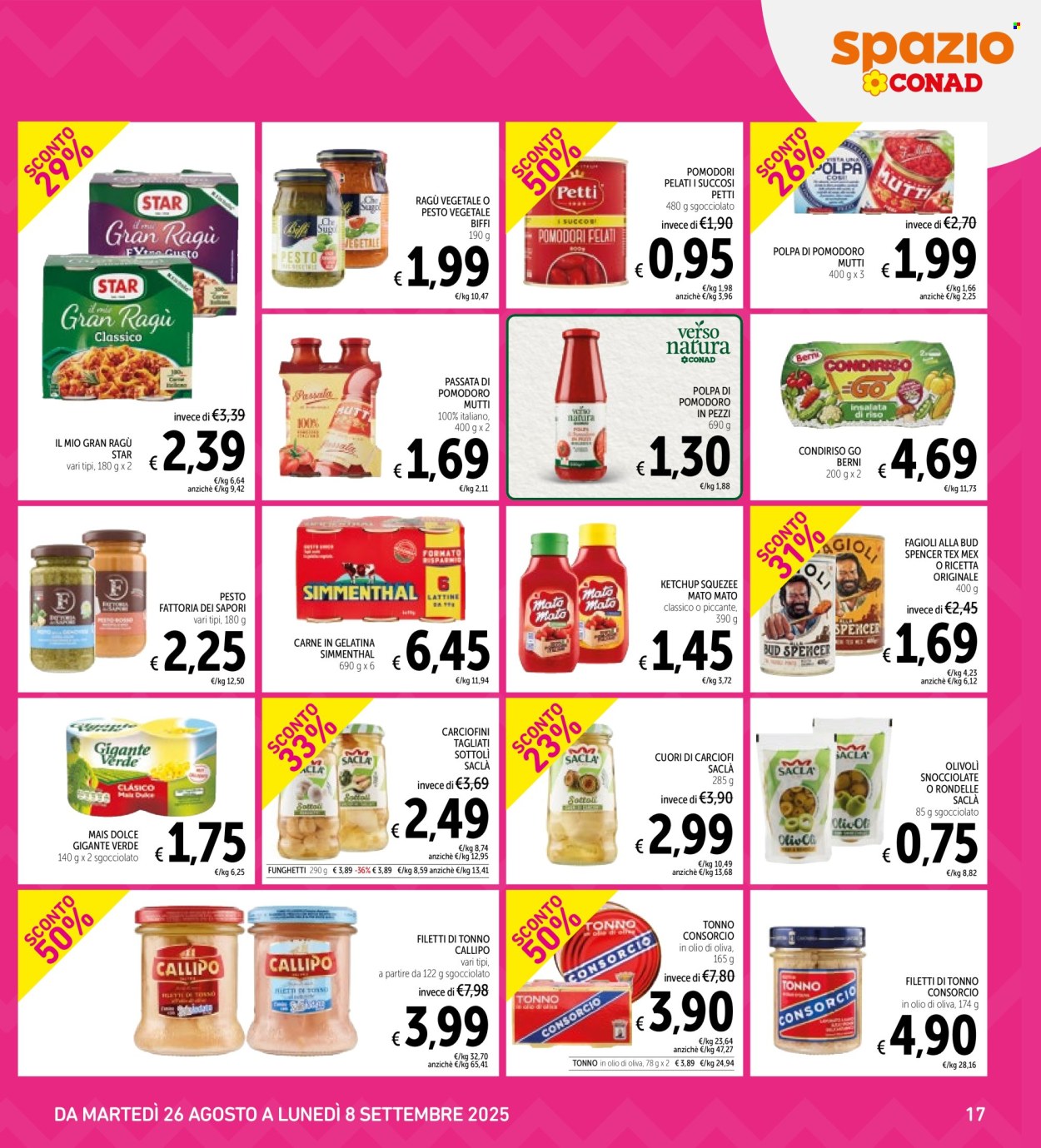 Volantino Spazio Conad - 26/8/2025 - 8/9/2025. Pagina 17