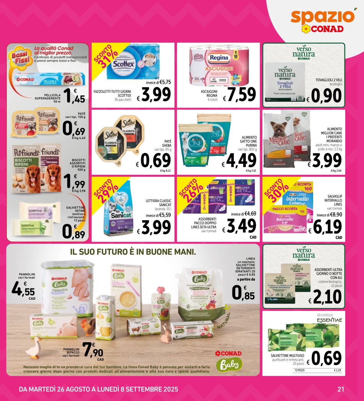 Volantino Spazio Conad - 26/8/2025 - 8/9/2025. Pagina 21