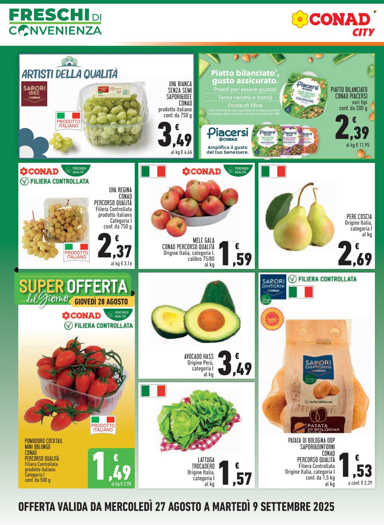 Volantino Conad - 27/8/2025 - 9/9/2025. Pagina 2