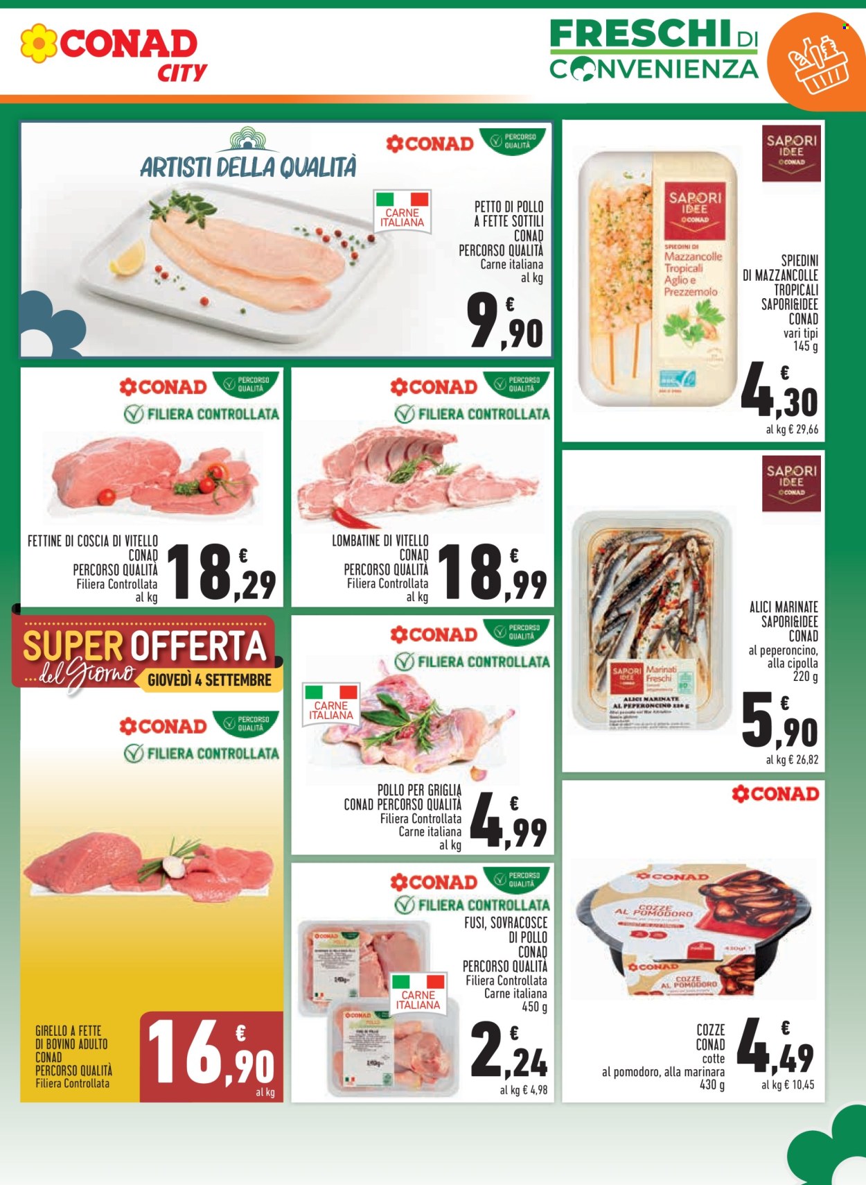 Volantino Conad - 27/8/2025 - 9/9/2025. Pagina 3