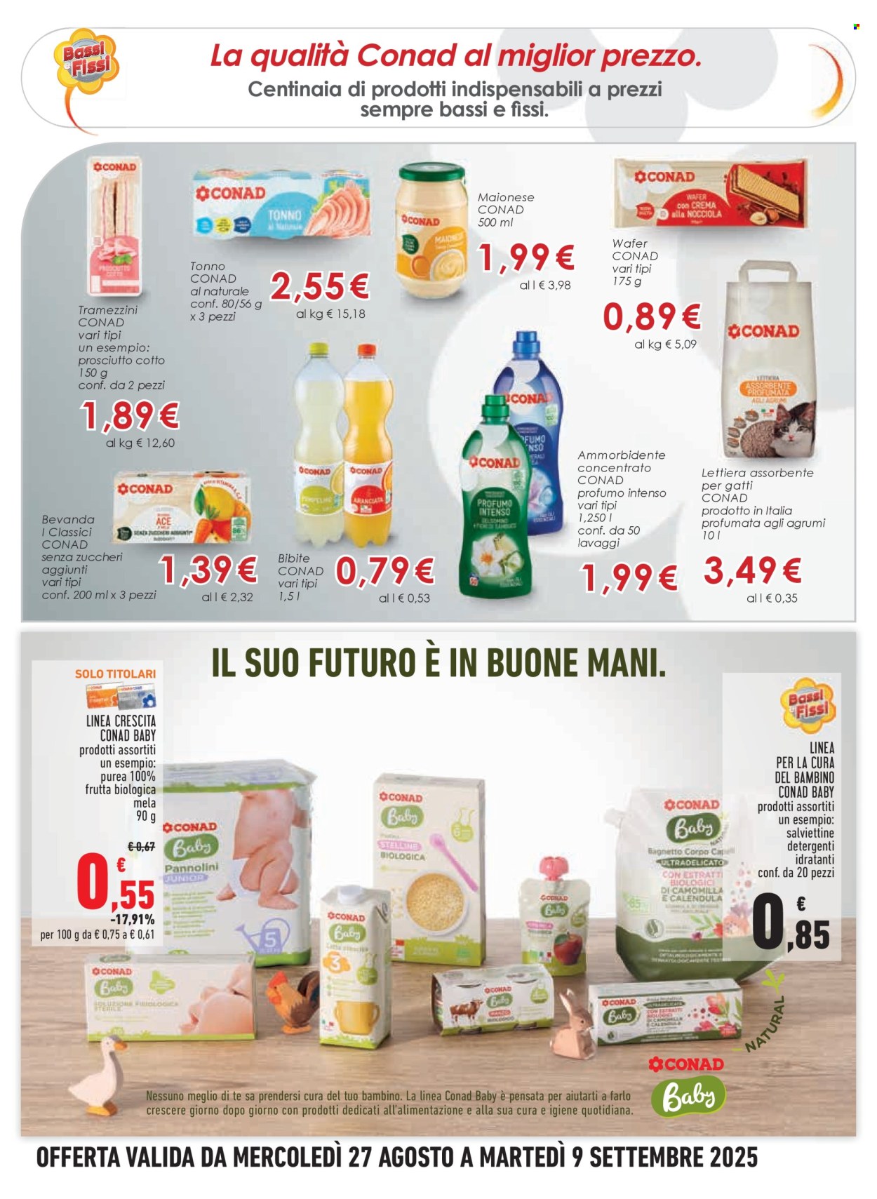 Volantino Conad - 27/8/2025 - 9/9/2025. Pagina 5