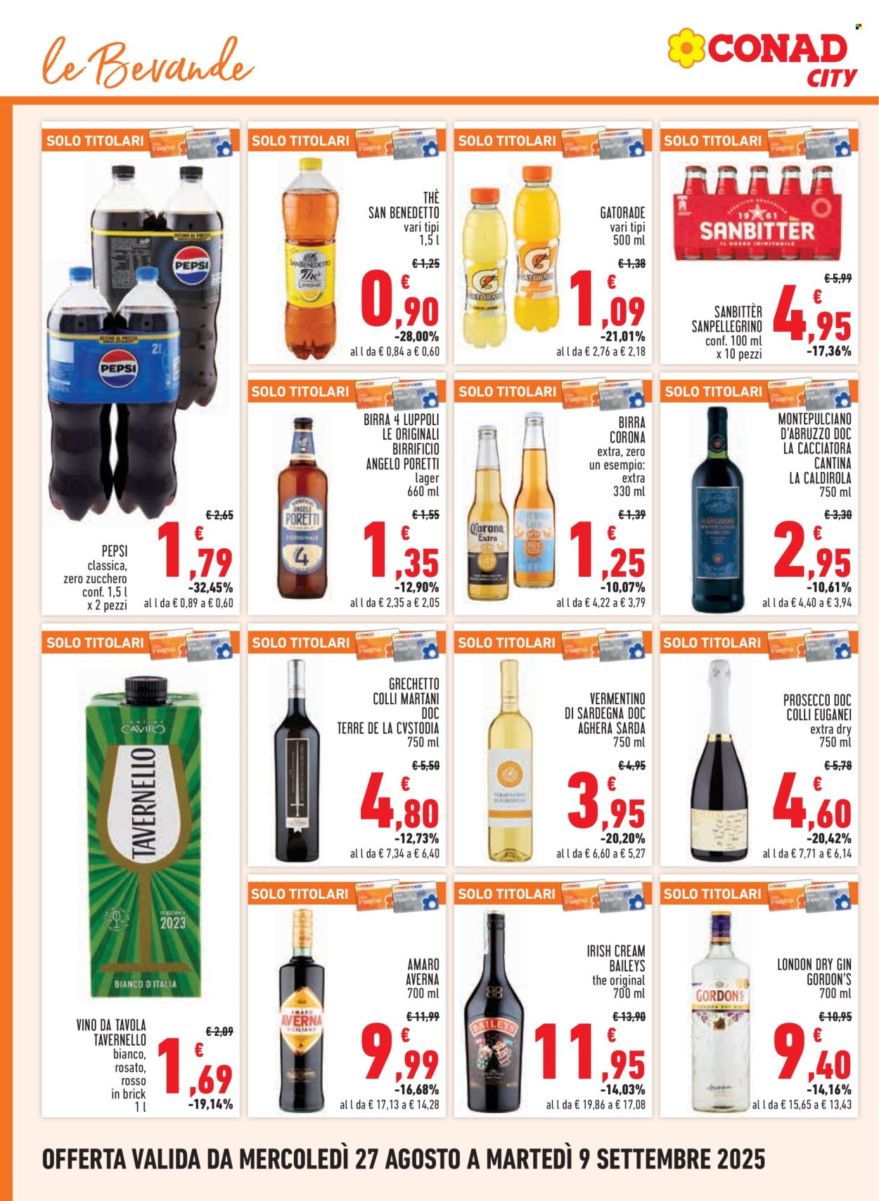 Volantino Conad - 27/8/2025 - 9/9/2025. Pagina 12