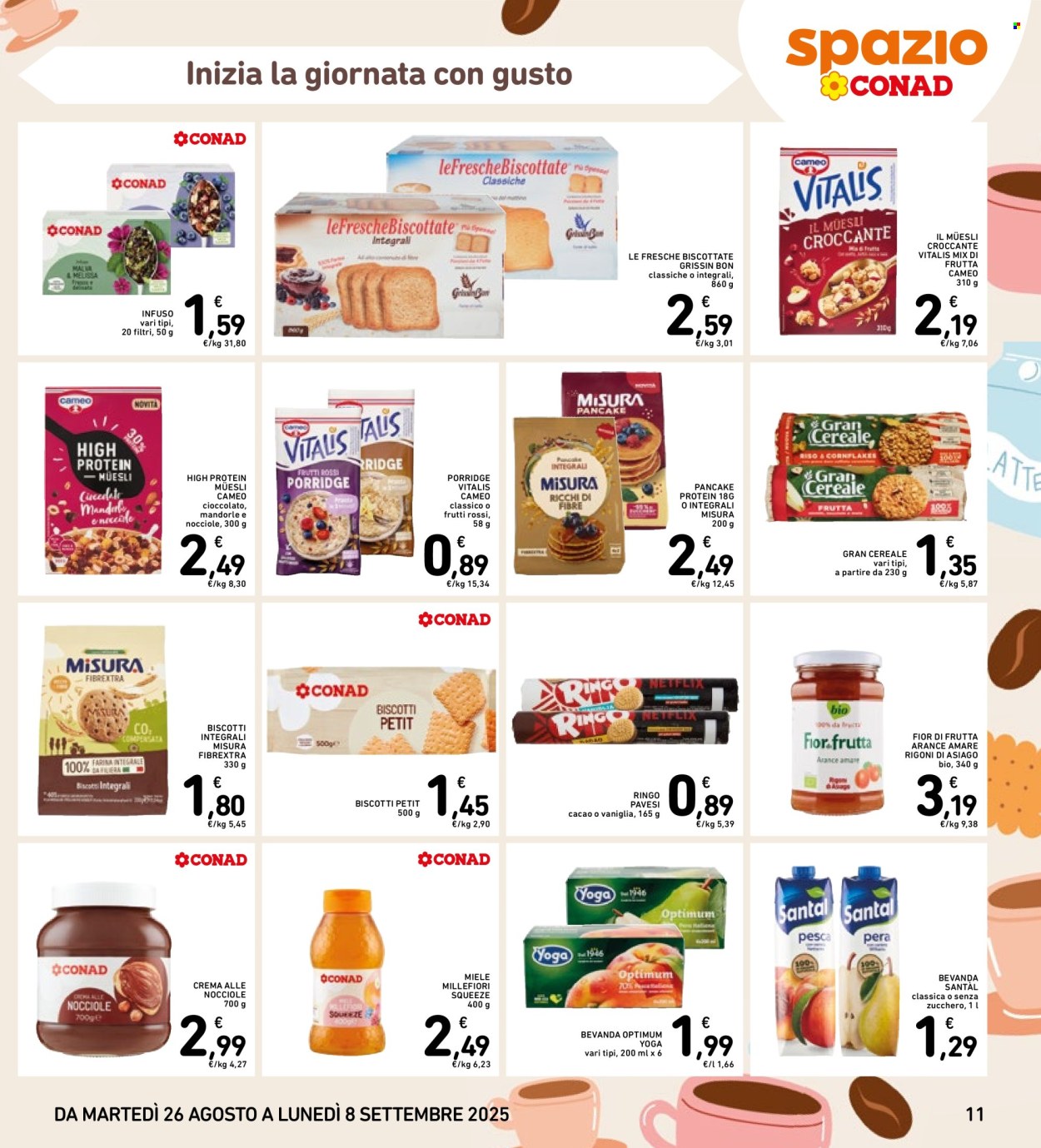 Volantino Spazio Conad - 26/8/2025 - 8/9/2025. Pagina 11