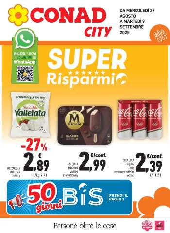 Volantino Conad - 27/8/2025 - 9/9/2025.