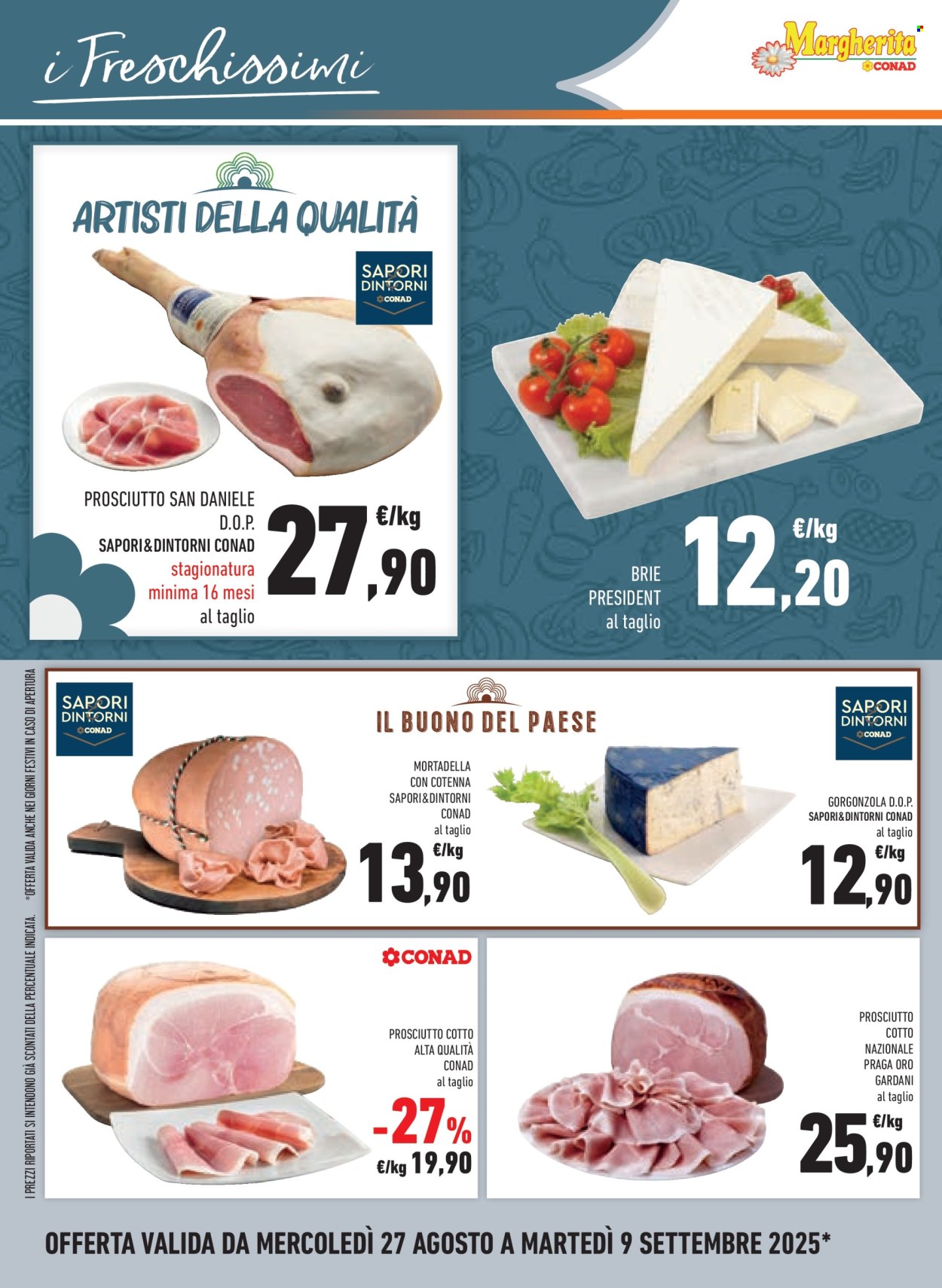 Volantino Margherita Conad - 27/8/2025 - 9/9/2025. Pagina 10