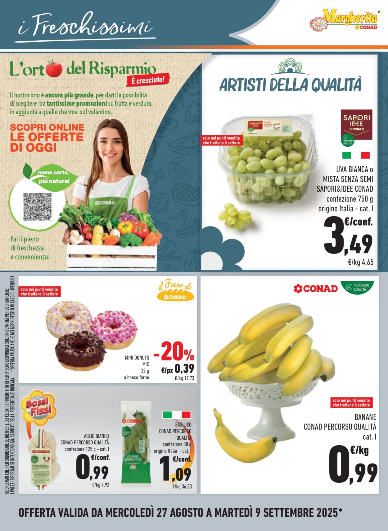 Volantino Margherita Conad - 27/8/2025 - 9/9/2025. Pagina 12