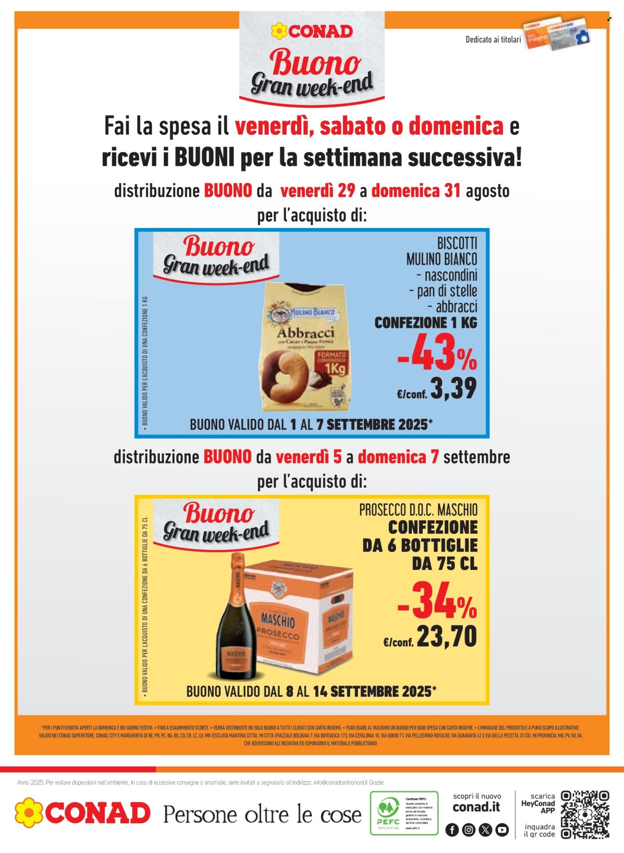 Volantino Margherita Conad - 27/8/2025 - 9/9/2025. Pagina 16