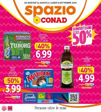 Volantino Spazio Conad - 26/8/2025 - 8/9/2025.