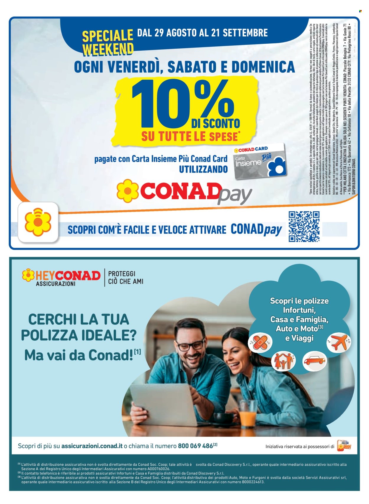Volantino Margherita Conad - 27/8/2025 - 9/9/2025. Pagina 13