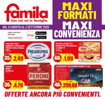 Volantino Famila - 21/8/2025 - 3/9/2025.