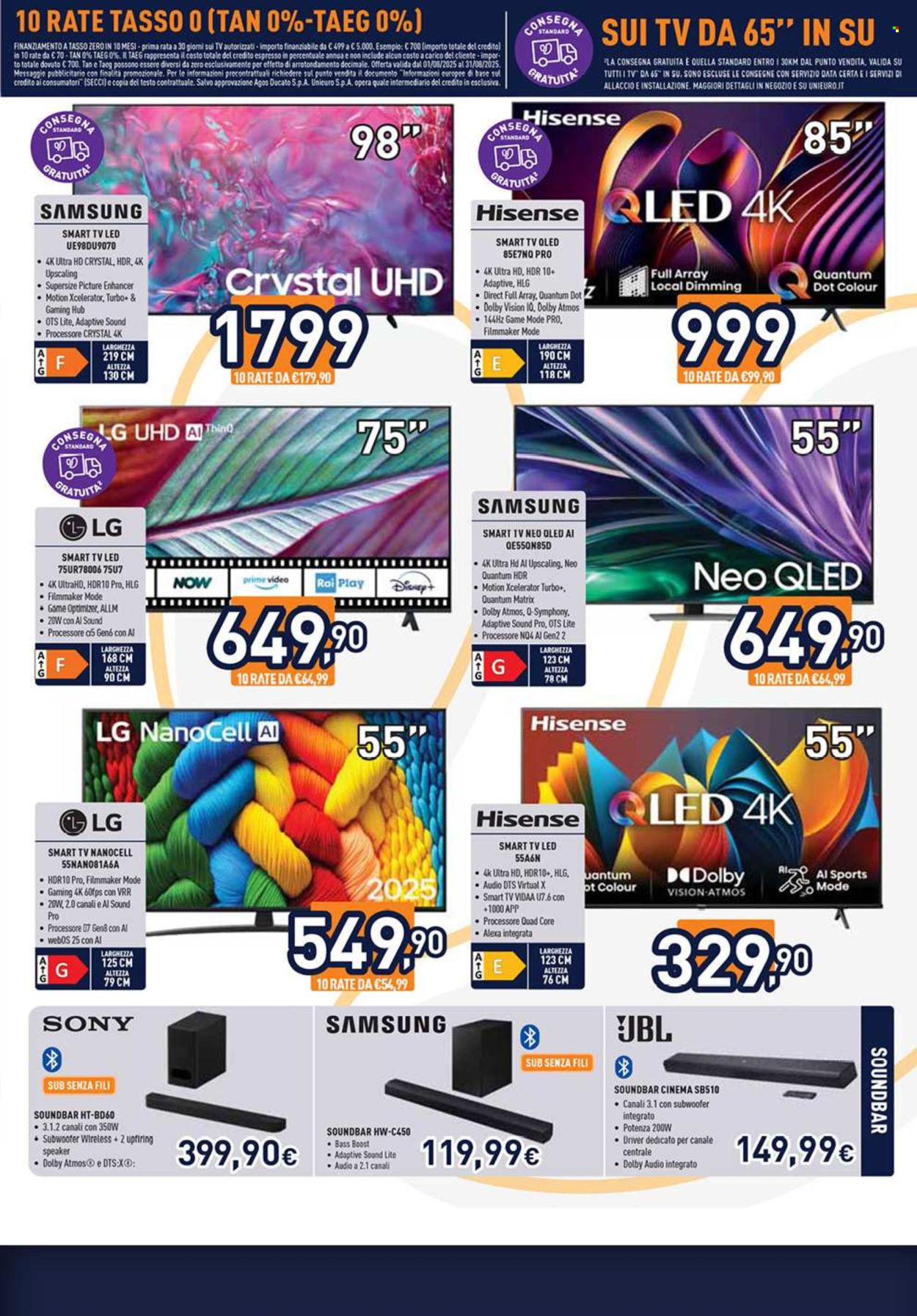Volantino Unieuro - 22/8/2025 - 4/9/2025. Pagina 15