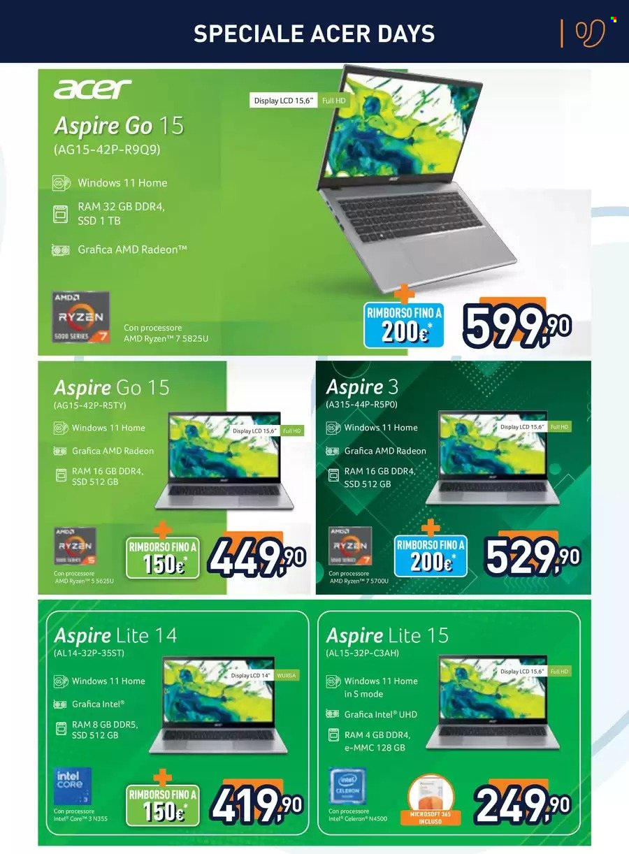 Volantino Unieuro - 22/8/2025 - 4/9/2025. Pagina 3