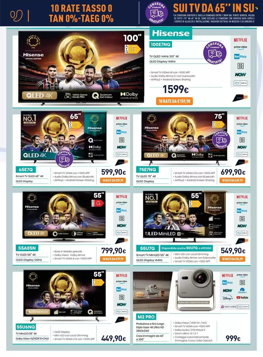 Volantino Unieuro - 22/8/2025 - 4/9/2025. Pagina 4
