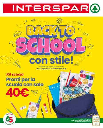 Volantino Interspar - 14/8/2025 - 21/9/2025.