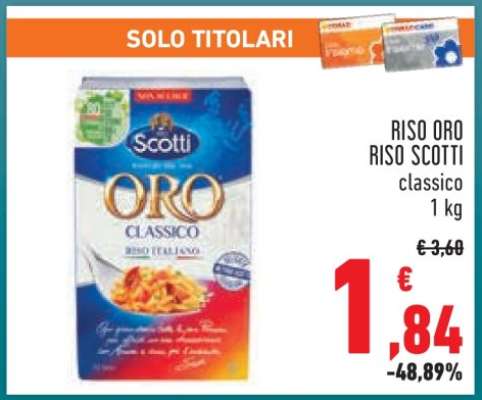 RISO ORO RISO SCOTTI