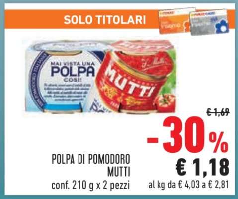 POLPA DI POMODORO MUTTI